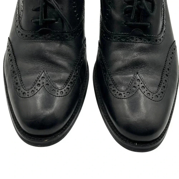 Cole Haan Air Madison Wingtip Oxford Mens 10.5 Dress Shoe Black C10145 Timeless - Picture 4 of 16